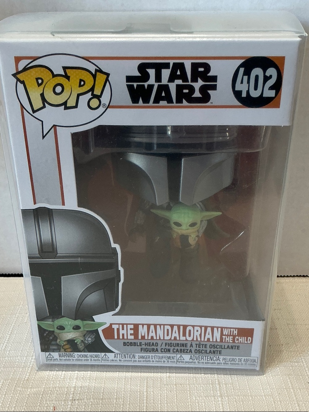 Funko Pop The Mandalorian with Grog 402